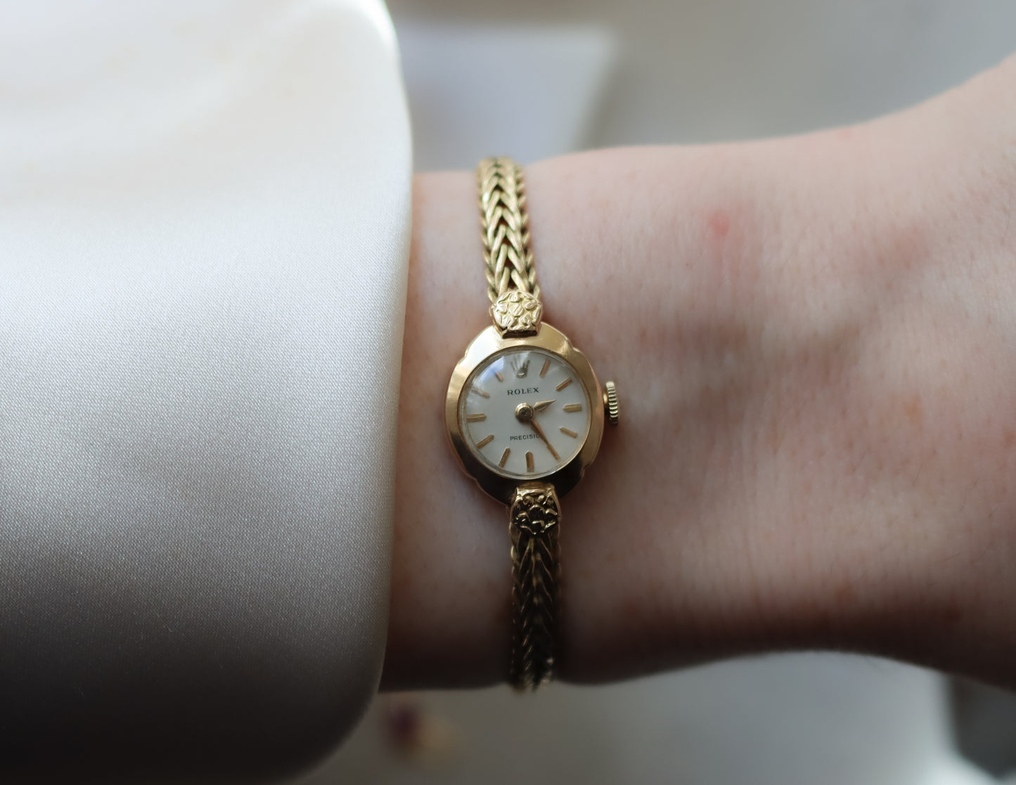 Rolex Tudor 9ct Gold Ladies Manual Wind Wristwatch - 1962