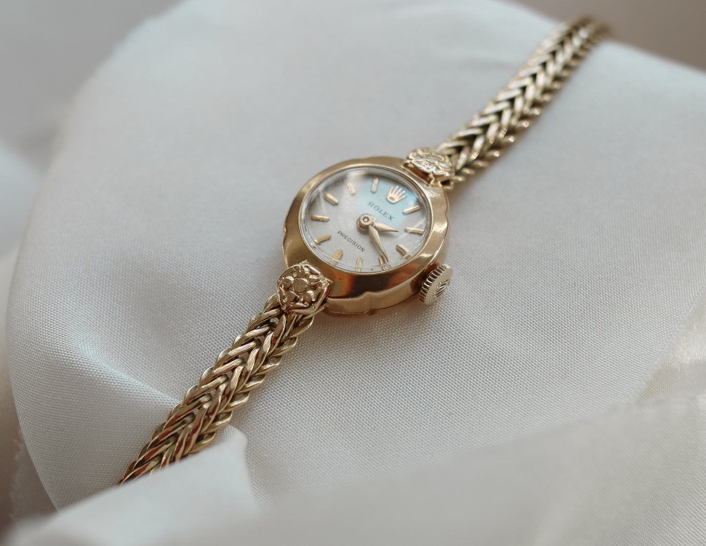 Rolex Tudor 9ct Gold Ladies Manual Wind Wristwatch - 1962