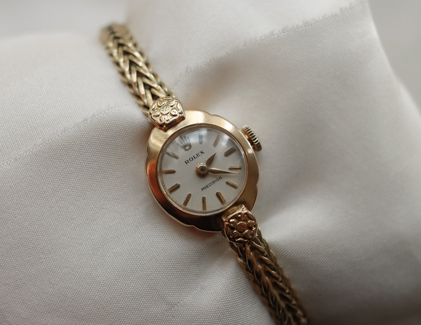 Rolex Tudor 9ct Gold Ladies Manual Wind Wristwatch - 1962