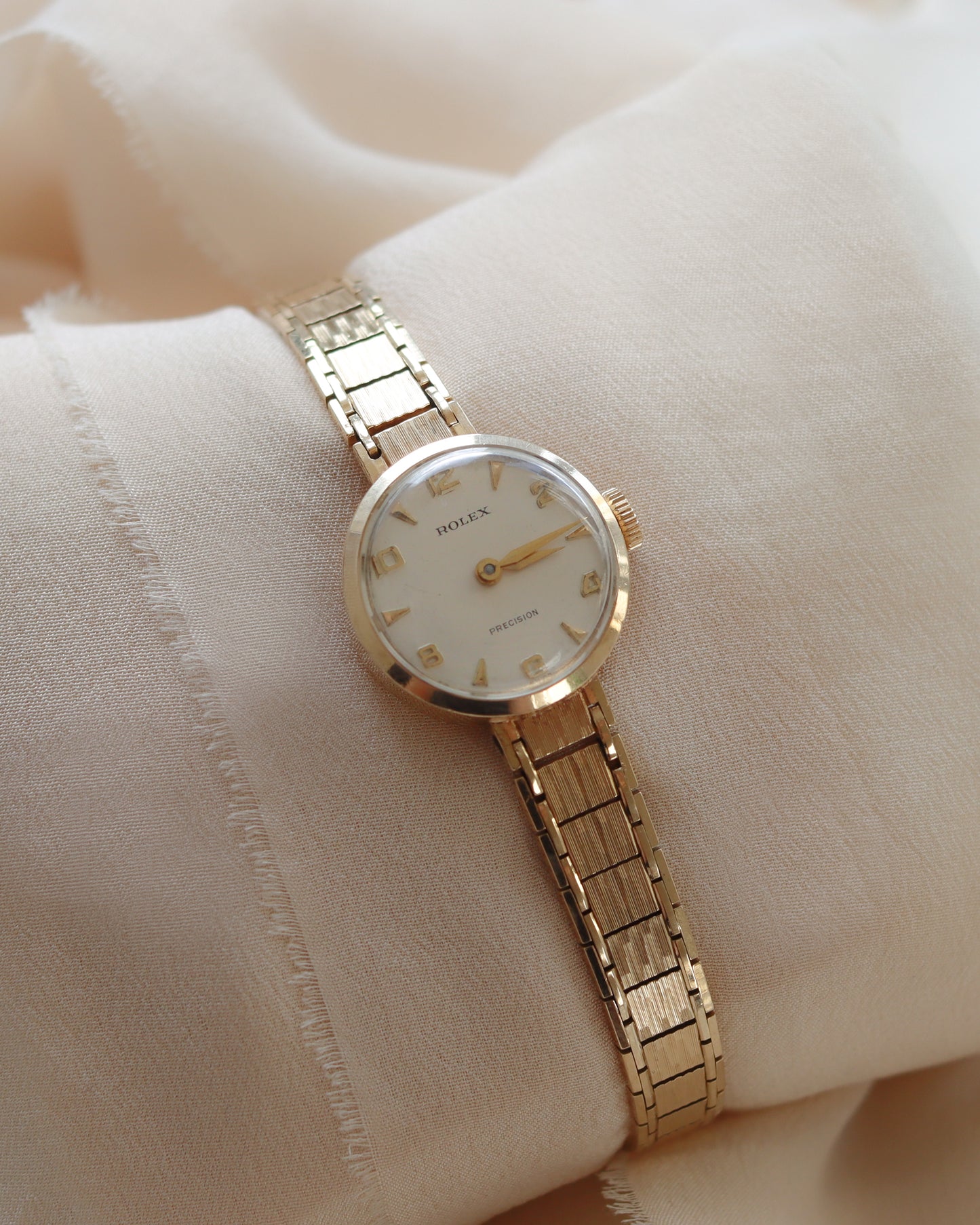 Rolex precision wrist watch in 9ct gold from 1964