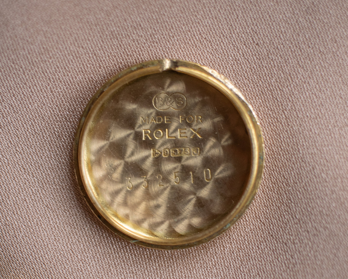 Rolex manual 1400 watch with gold dial - 1960