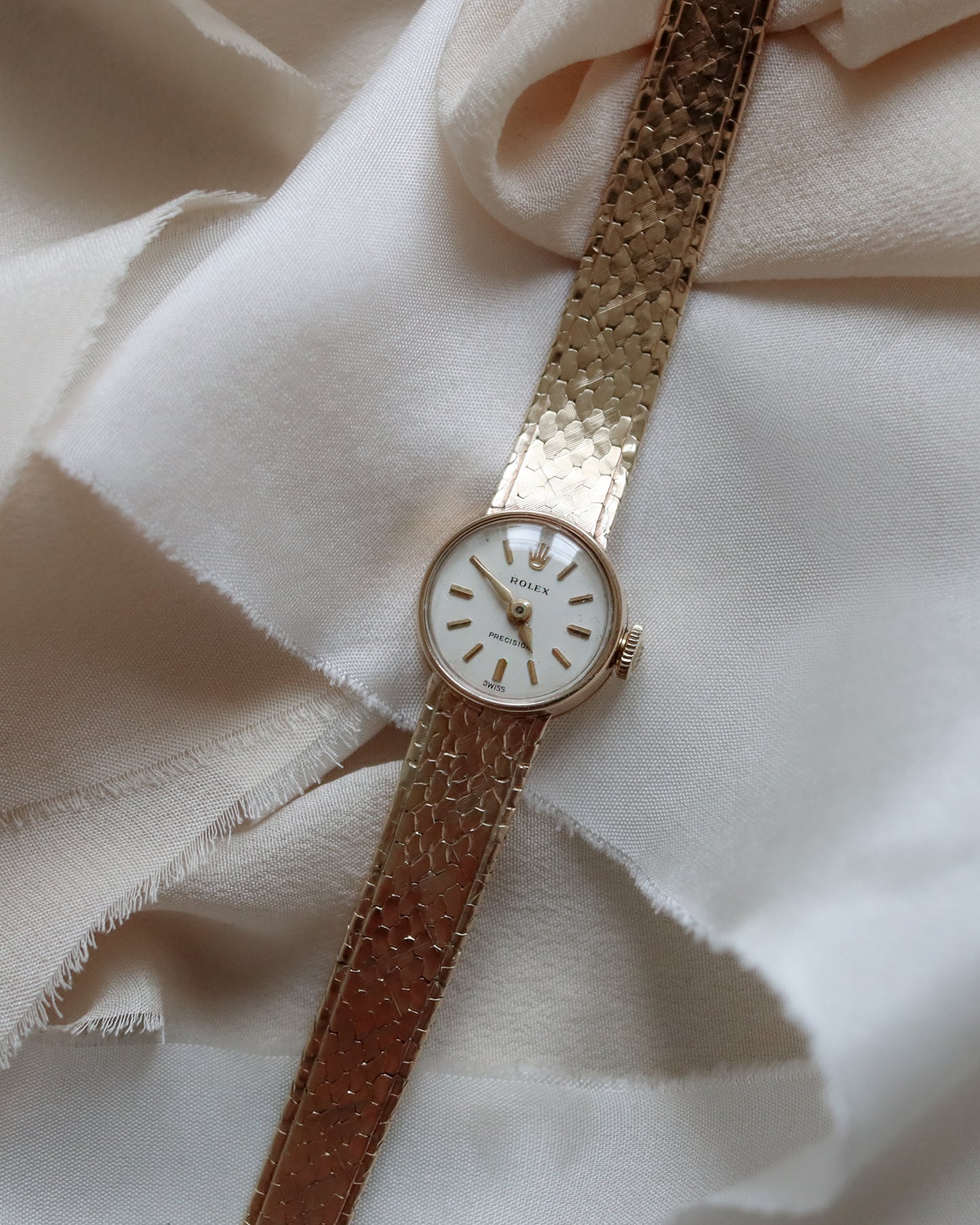 Ladies Rolex Precision watch in 9ct gold - from 1977