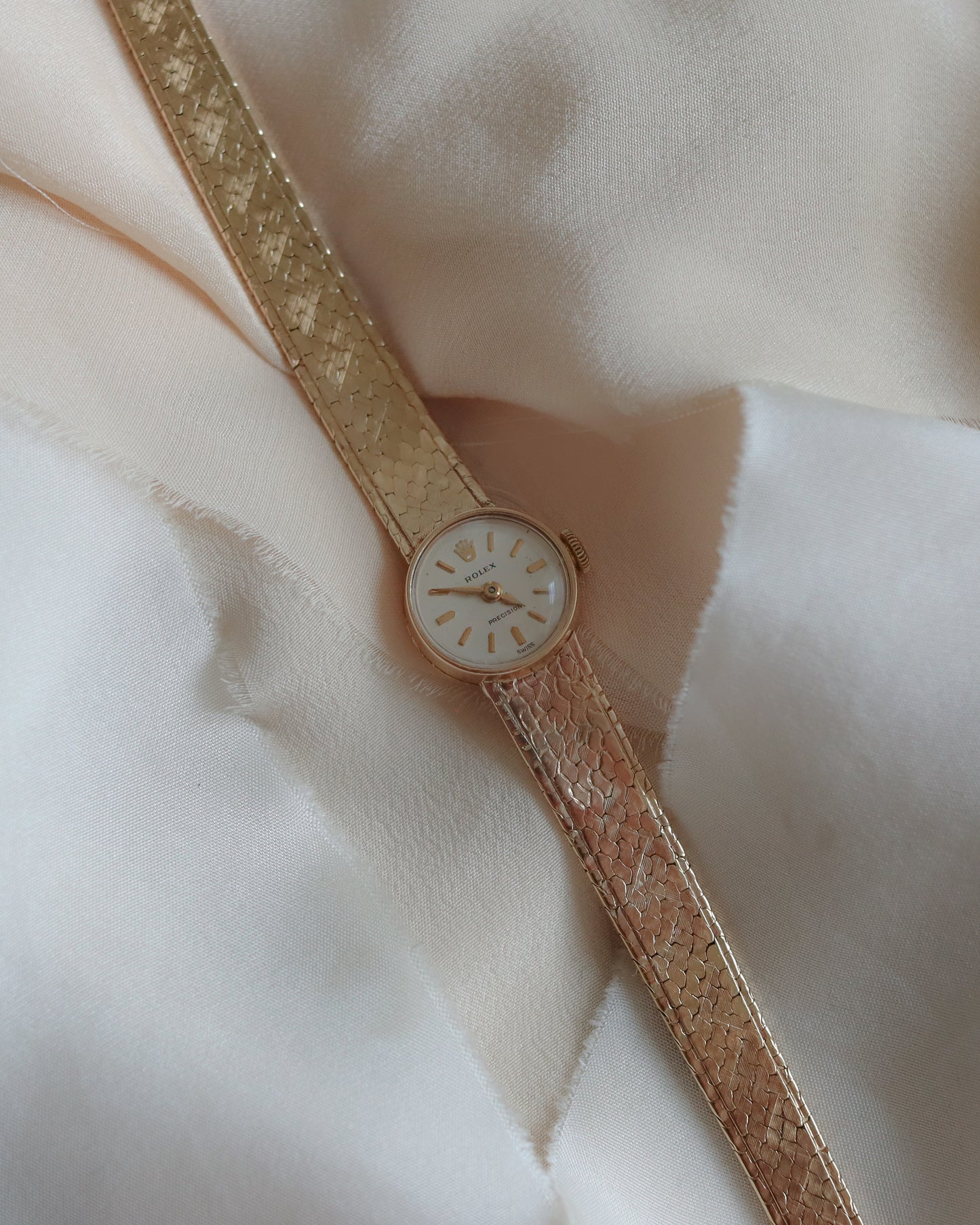 Ladies Rolex Precision watch in 9ct gold - from 1977