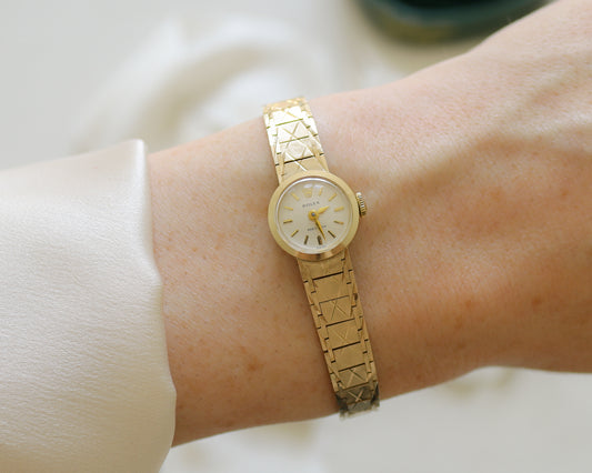 1965 9ct gold fancy bracelet Rolex watch