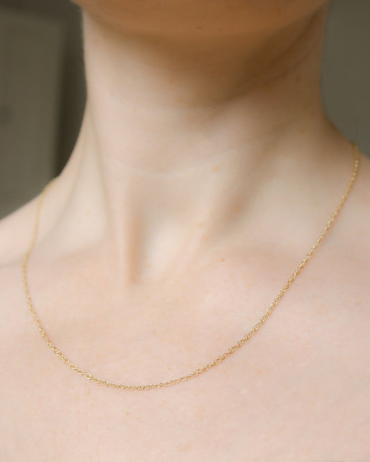 9ct gold long Prince of Wales link chain