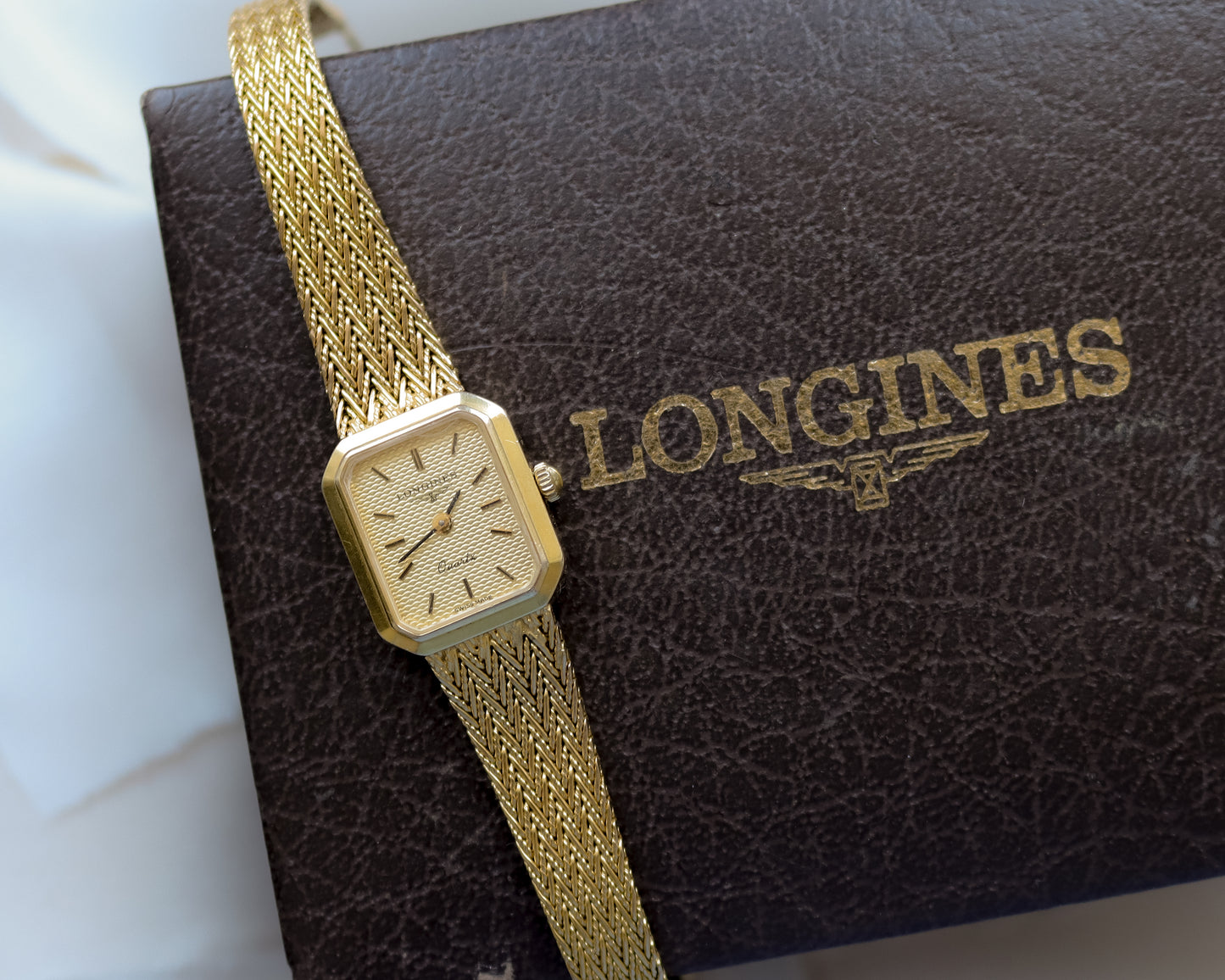 Vintage Longines 9ct Gold Ladies Bracelet Watch – 1982