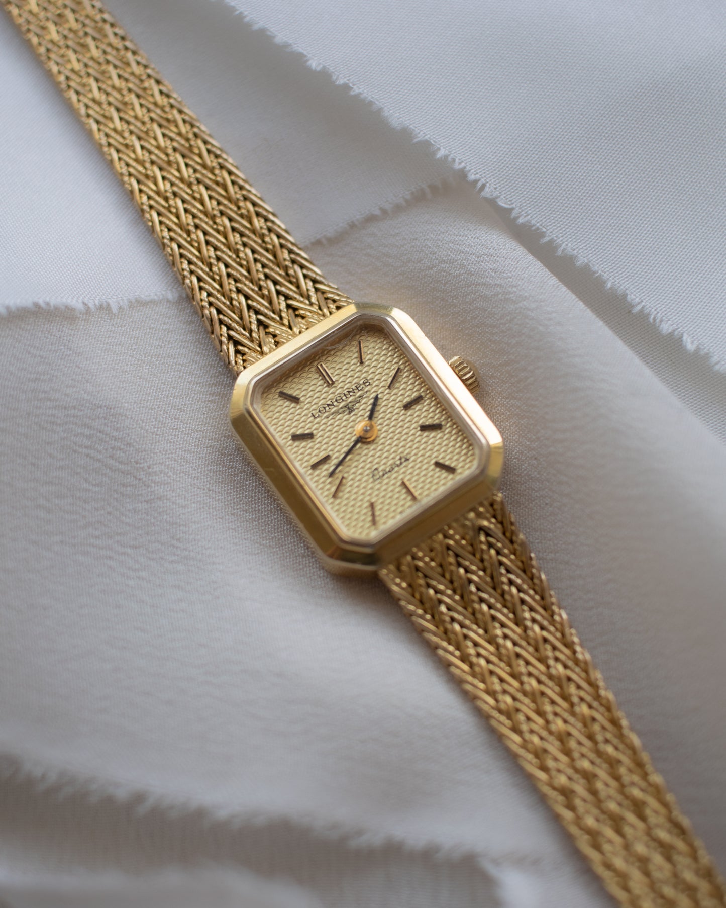 Vintage Longines 9ct Gold Ladies Bracelet Watch – 1982