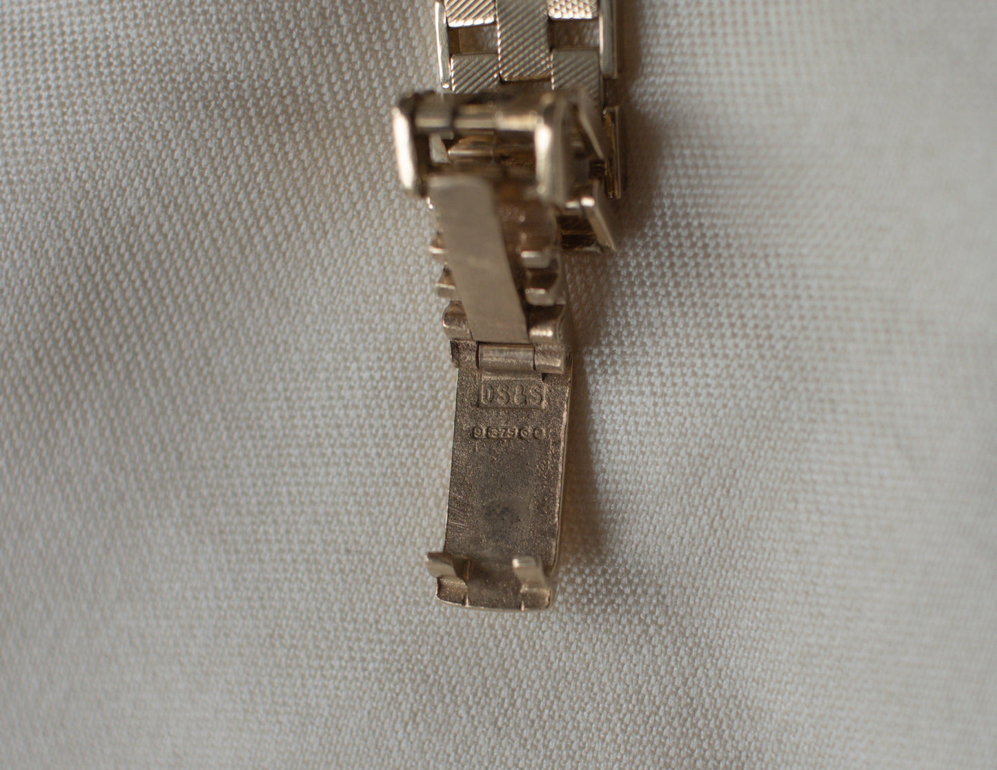 9ct yellow gold brick-link Omega watch - 1977
