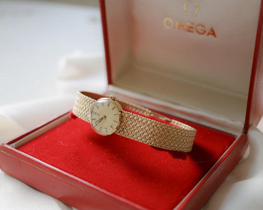 9ct gold 1970's Omega watch