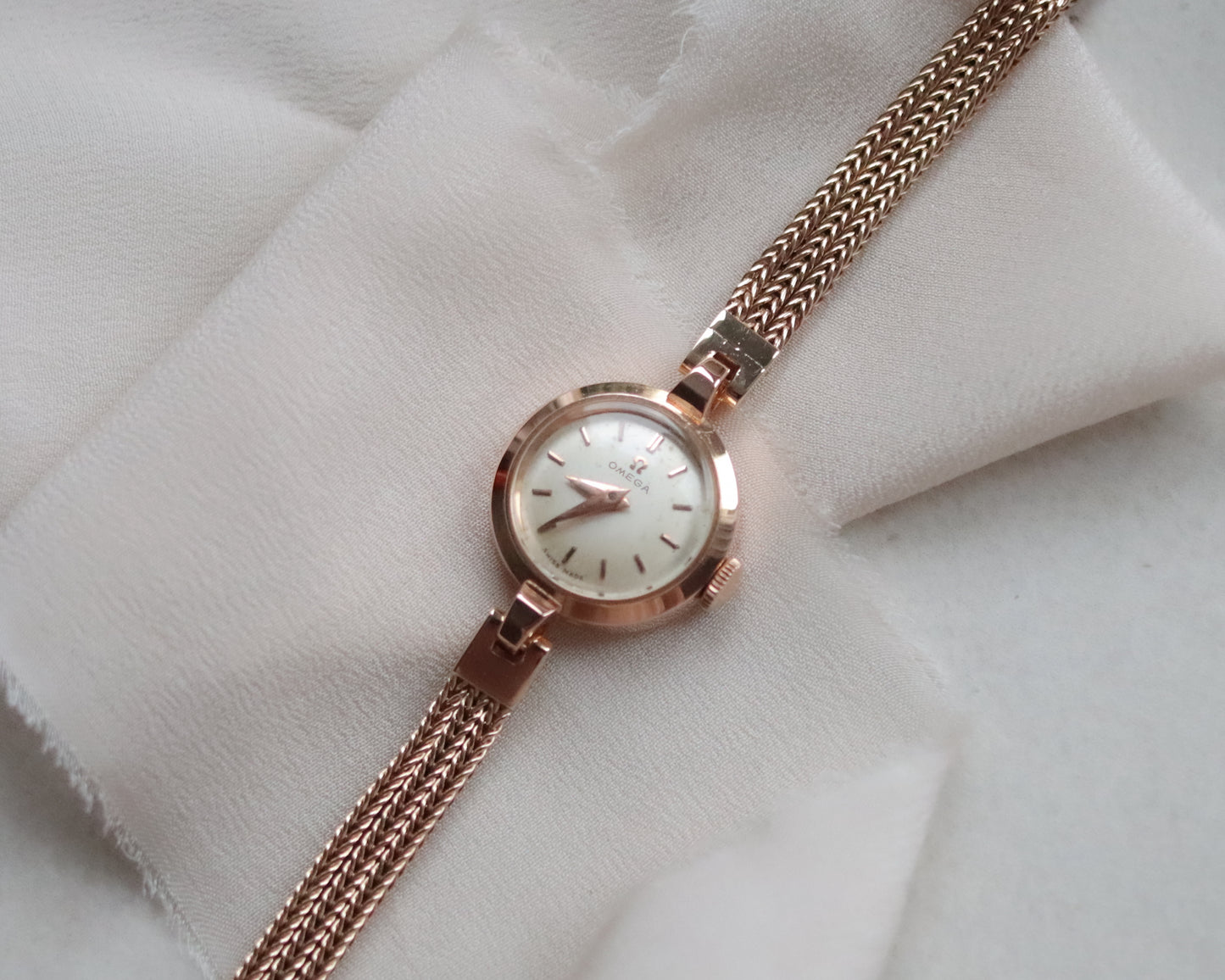 Vintage Omega Ladies’ Dress Watch 18ct Rose Gold - c. 1960s