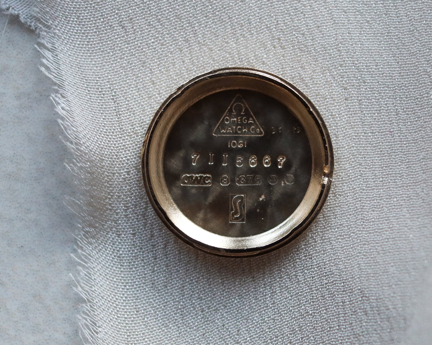 1969 Omega 9ct Gold Ladies Watch with Integrated Mesh Bracelet