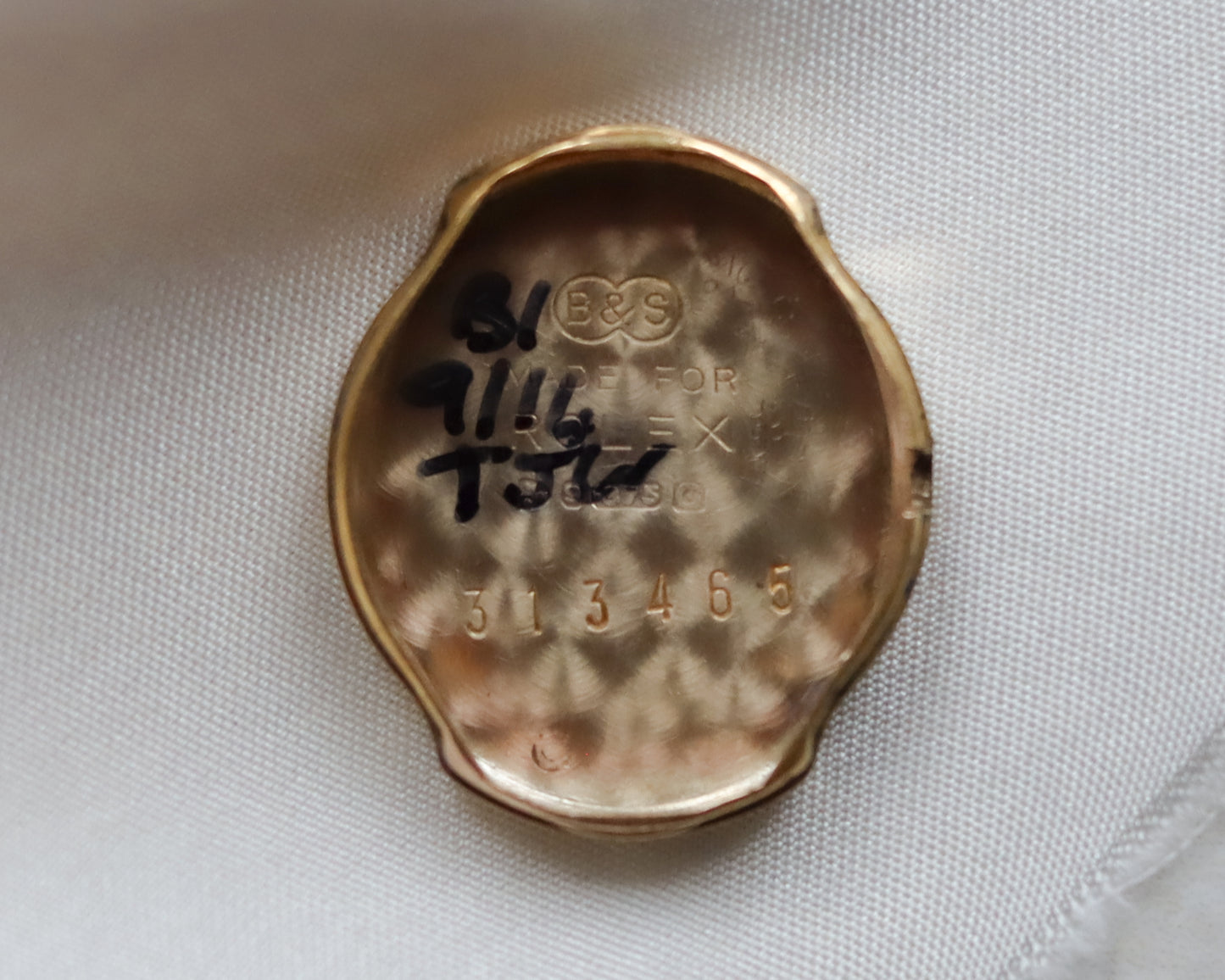 9ct Gold Rolex Precision Ladies leaf Bracelet Watch – 1942