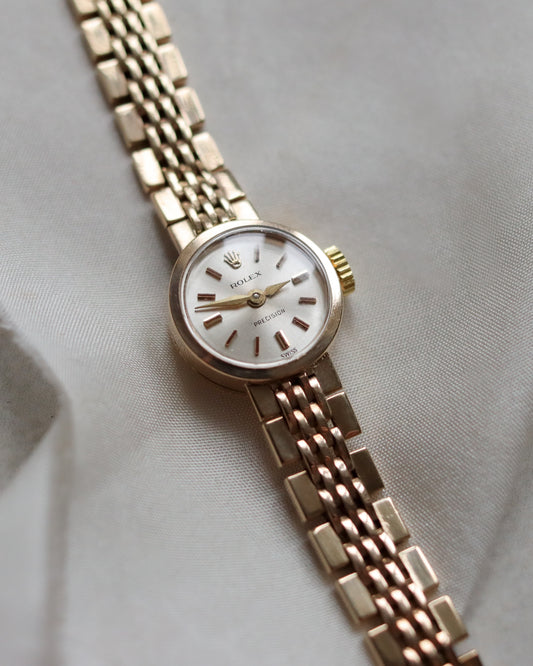 Vintage Rolex Precision Ladies Wristwatch – 9ct Solid Gold, 1961