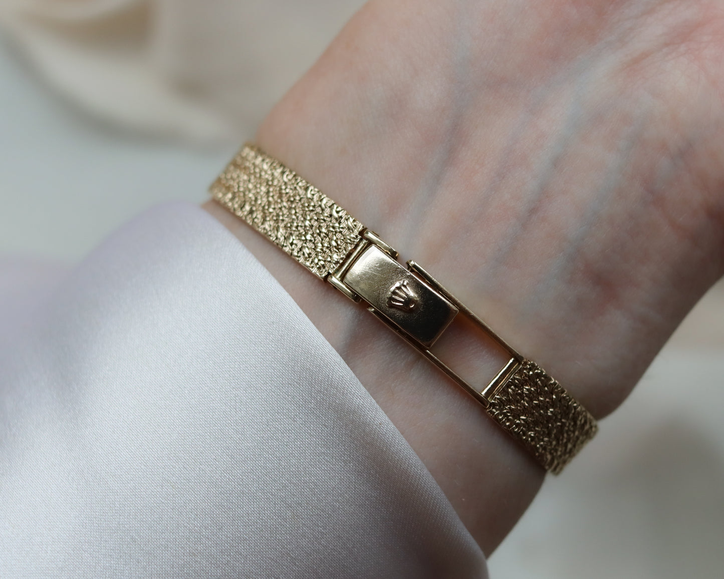 Ladies Rolex precision watch in 9ct gold from 1970