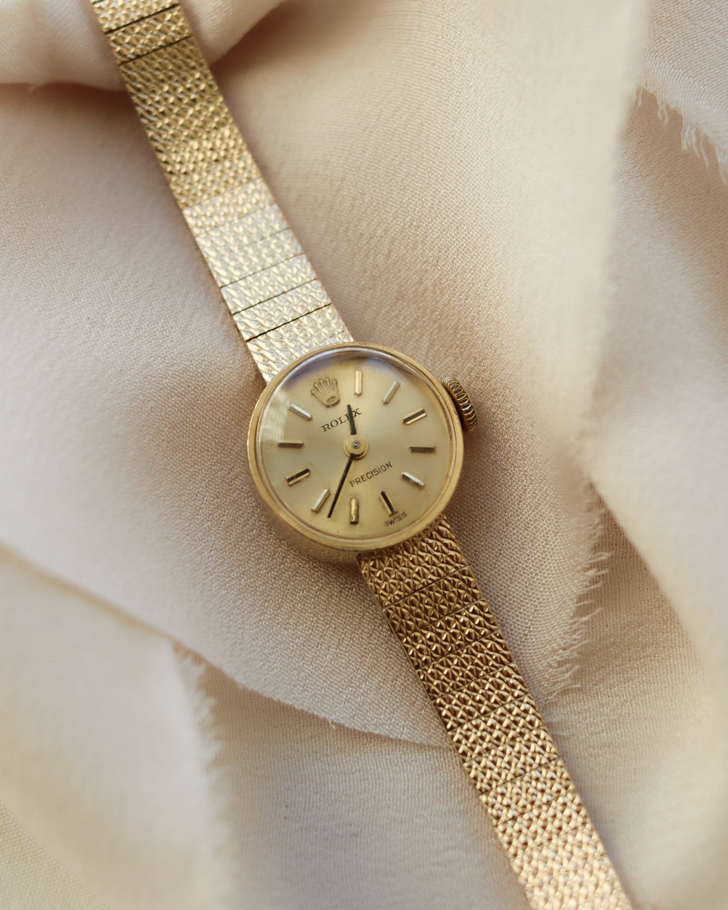 Vintage Rolex Precision Ladies’ 9ct Gold Wristwatch – 1967