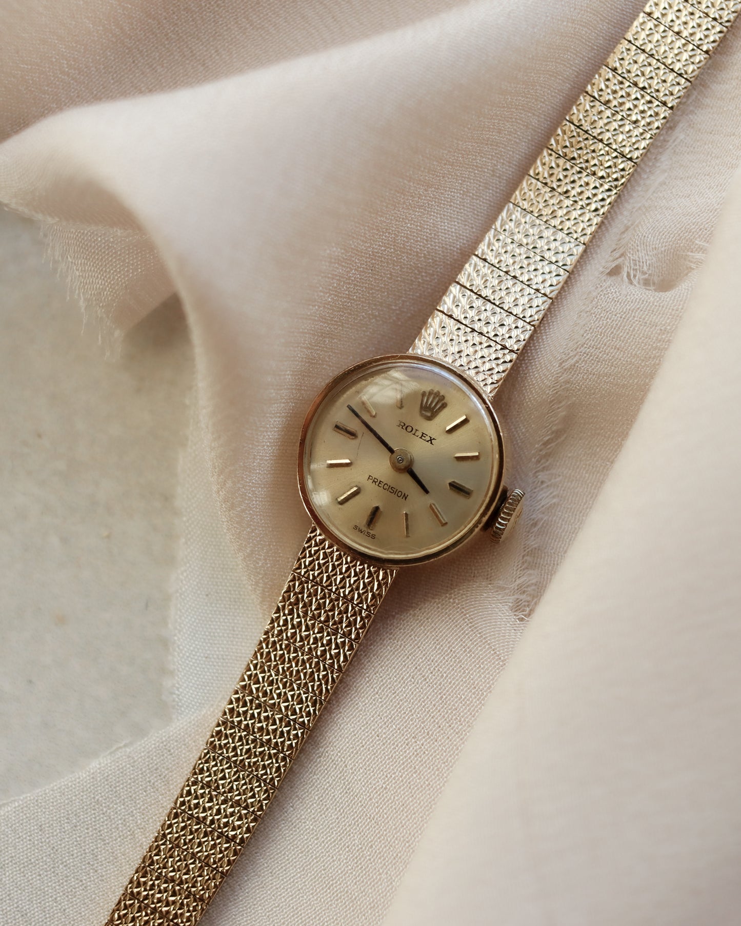 Vintage Rolex Precision Ladies’ 9ct Gold Wristwatch – 1967