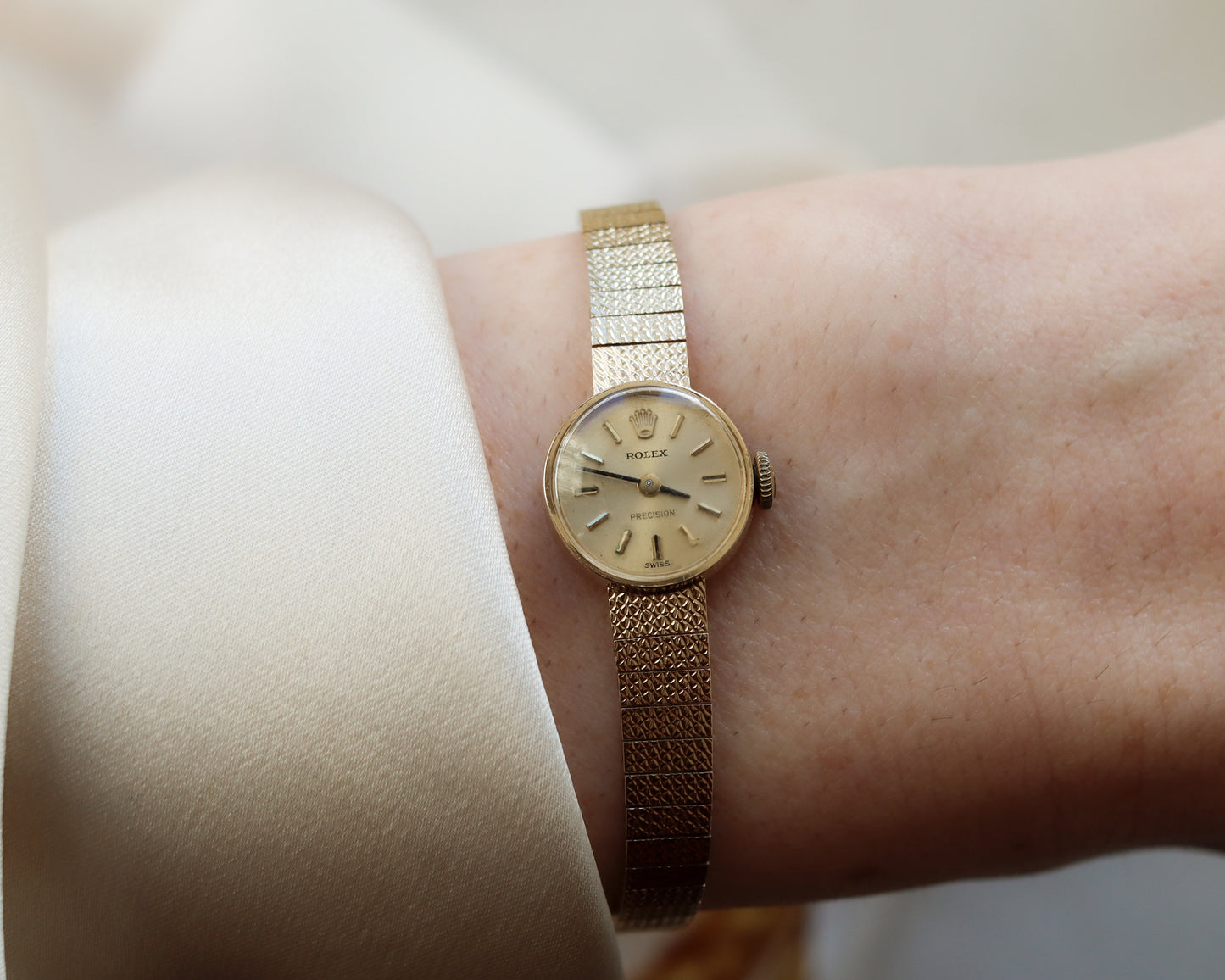 Vintage Rolex Precision Ladies’ 9ct Gold Wristwatch – 1967