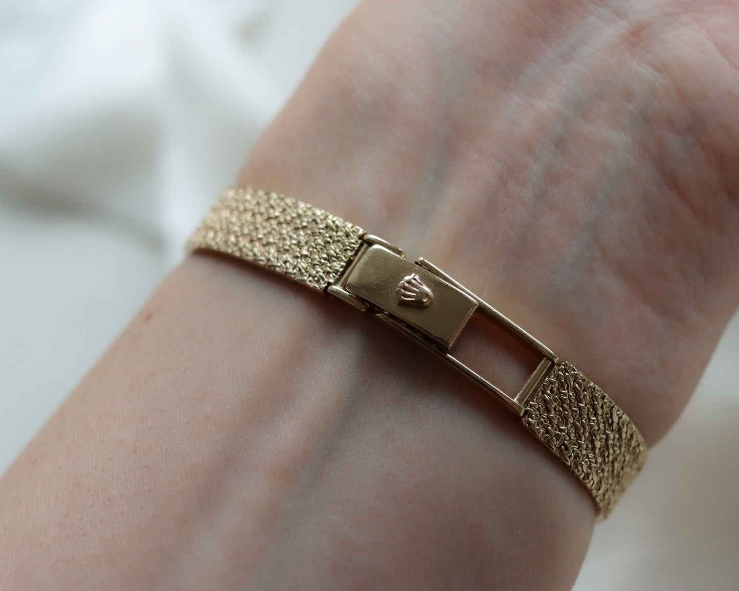 Ladies Rolex precision watch in 9ct gold from 1970