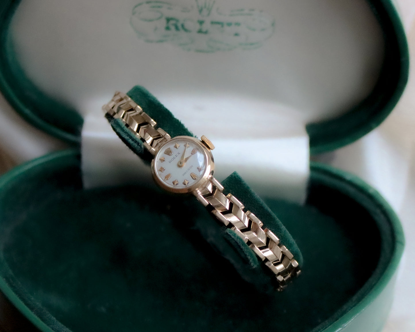 Ladies Rolex Precision Wristwatch with original box - 1969