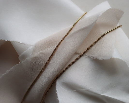 Vintage 9ct Gold Snake Chain Necklace