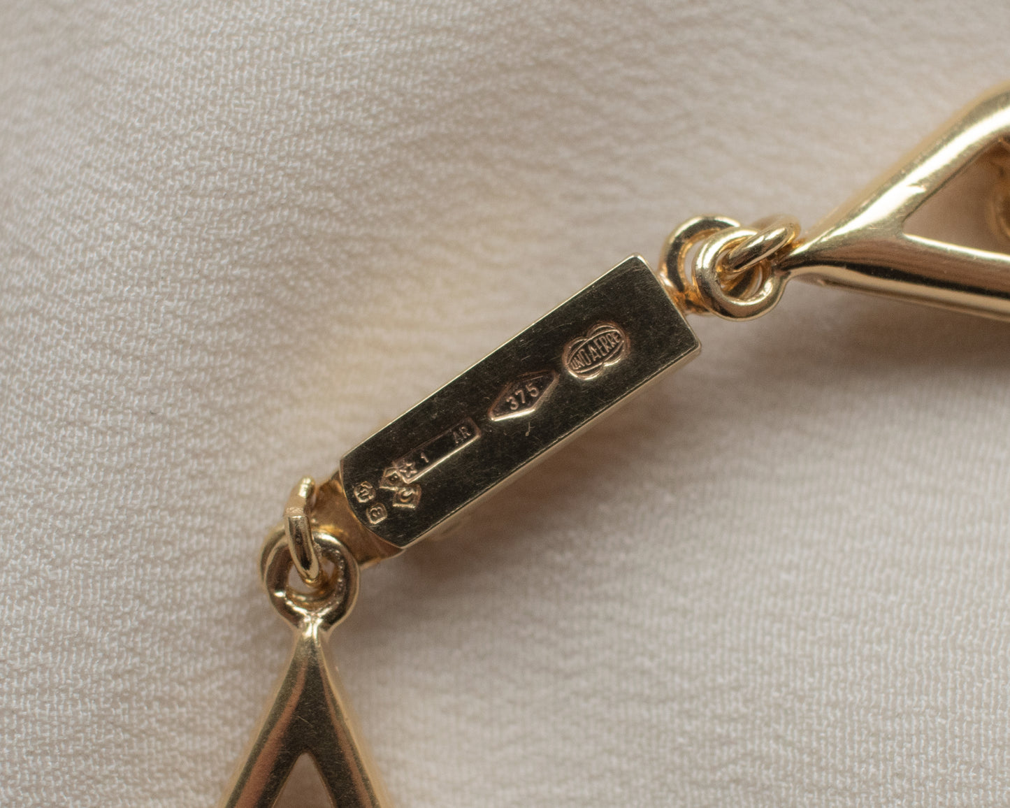 Vintage heavyweight 9ct Gold Triple Rope Chain Necklace