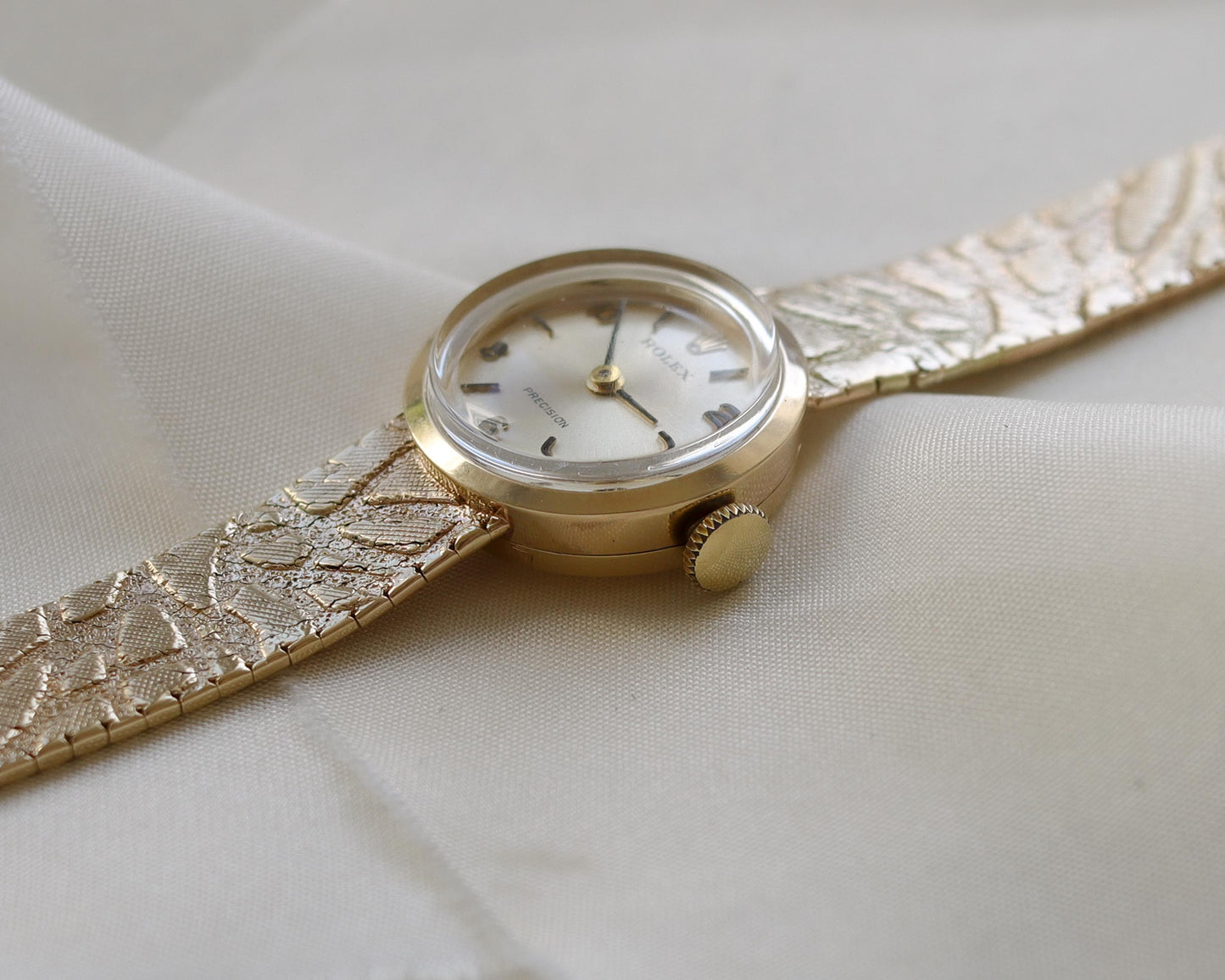 Ladies 1960's Rolex precision 9ct gold watch