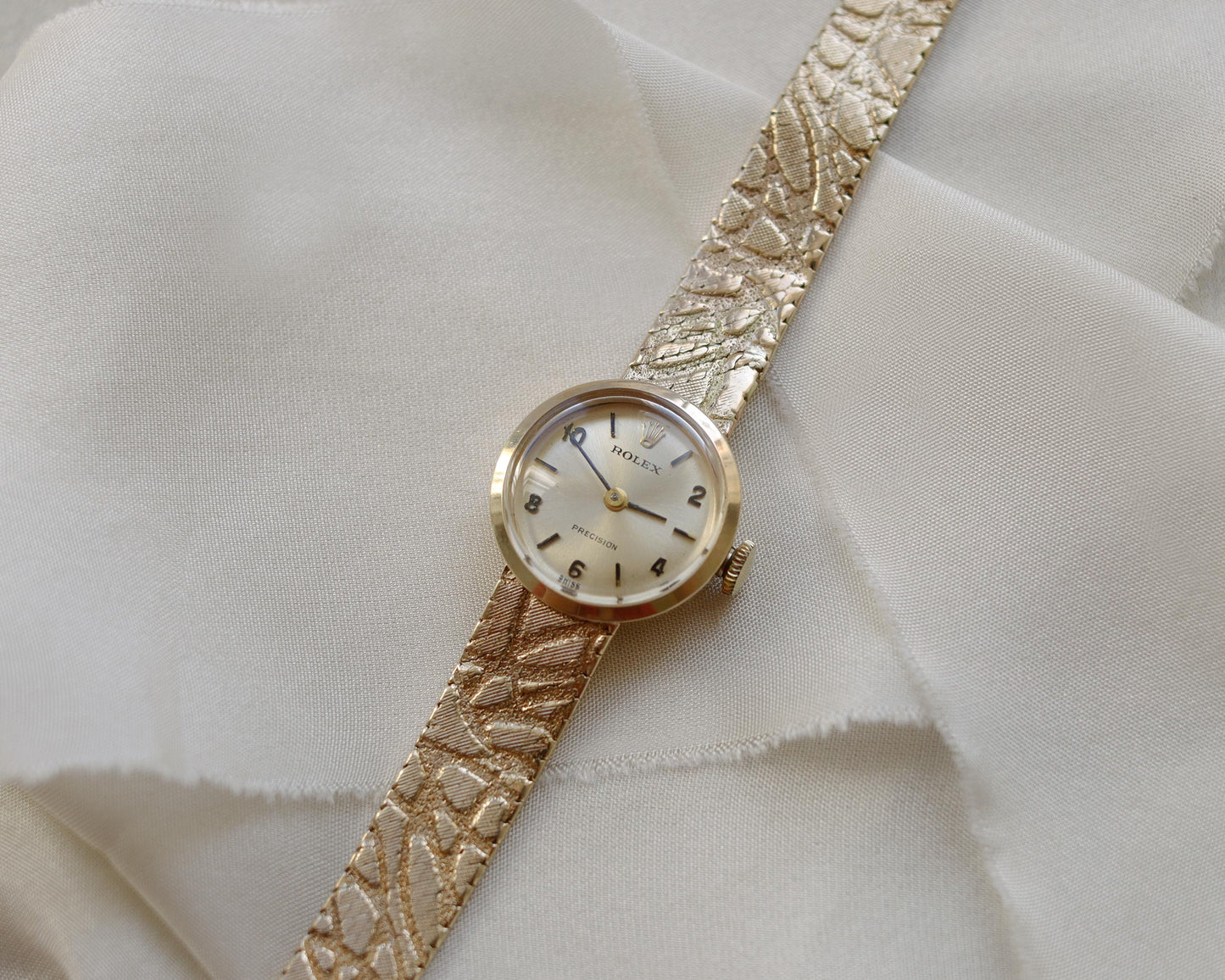Ladies 1960's Rolex precision 9ct gold watch