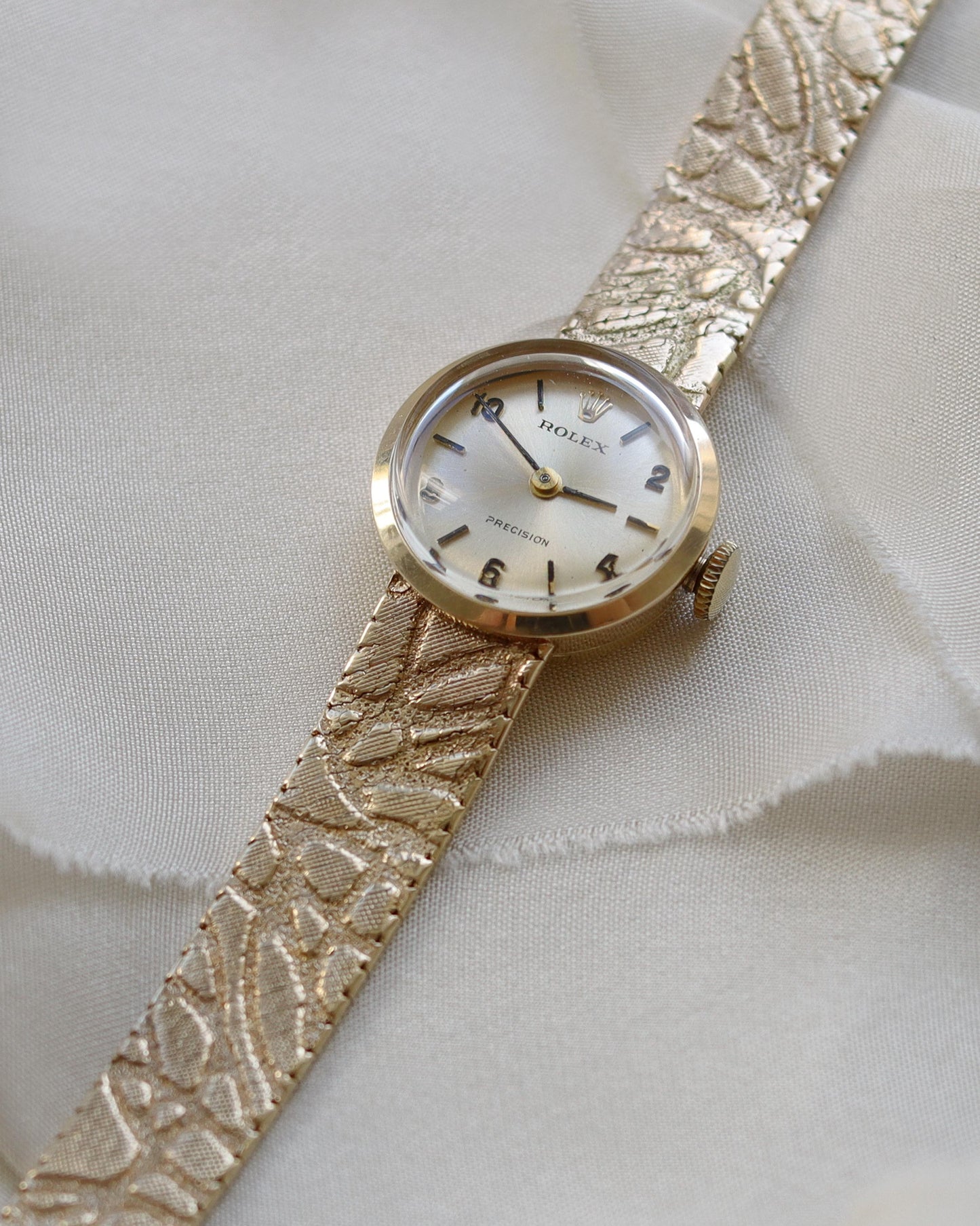 Ladies 1960's Rolex precision 9ct gold watch