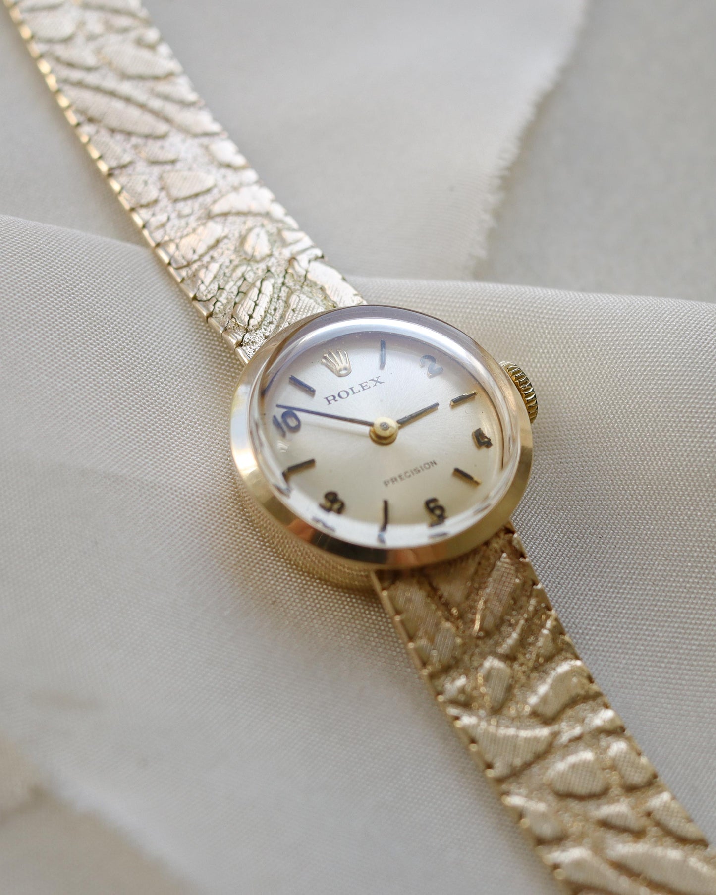 Ladies 1960's Rolex precision 9ct gold watch