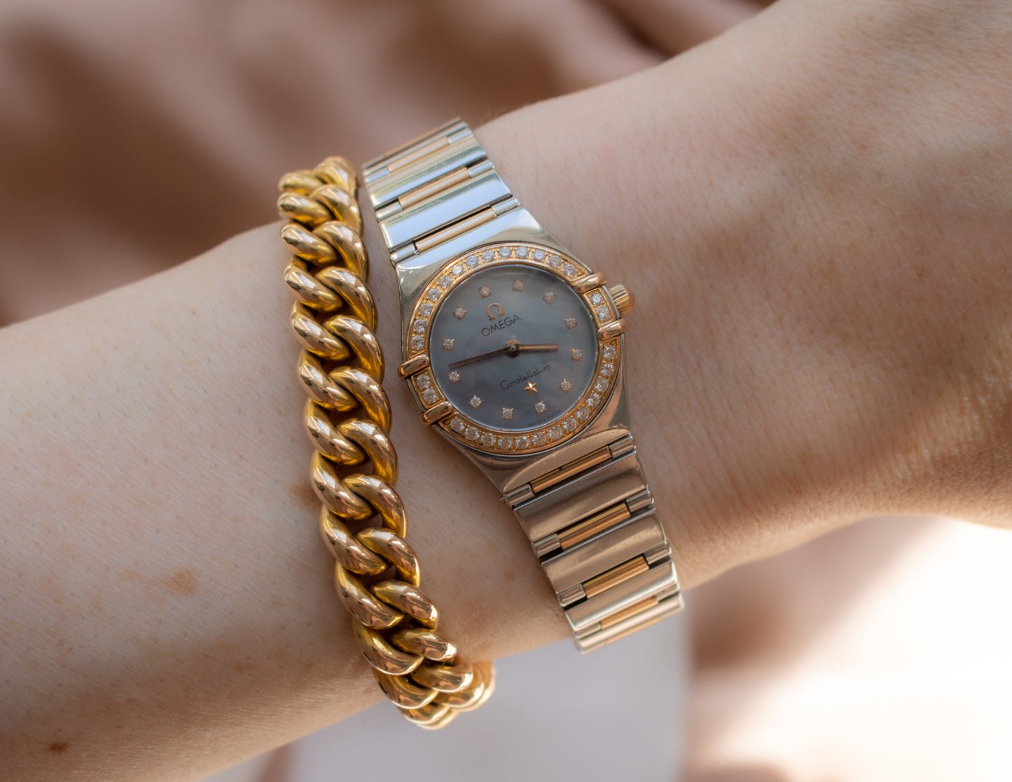 Limited Edition Omega Constellation Diamond Mother of Pearl Watch