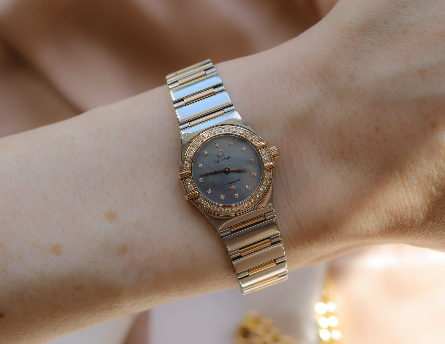 Limited Edition Omega Constellation Diamond Mother of Pearl Watch