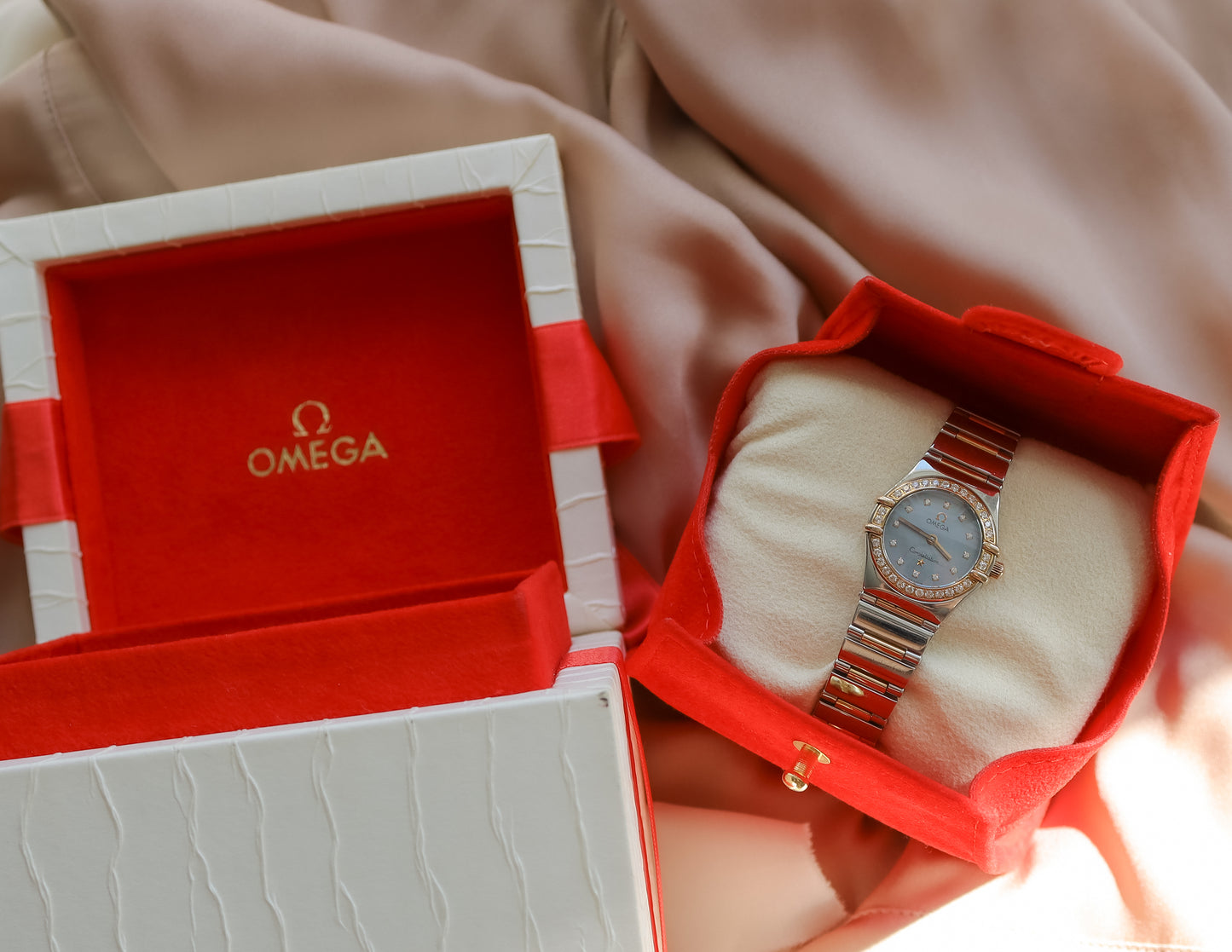 Limited Edition Omega Constellation Diamond Mother of Pearl Watch