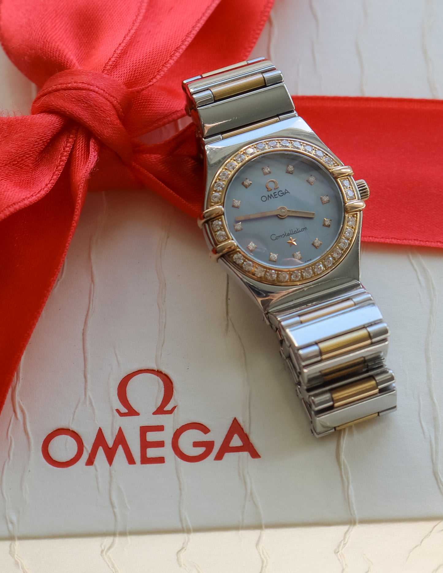 Limited Edition Omega Constellation Diamond Mother of Pearl Watch