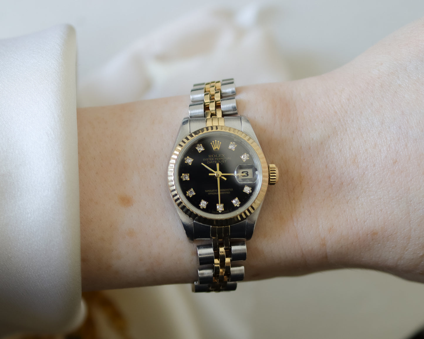 Rolex Lady-Datejust Black Diamond Dial - Full Set - 1986