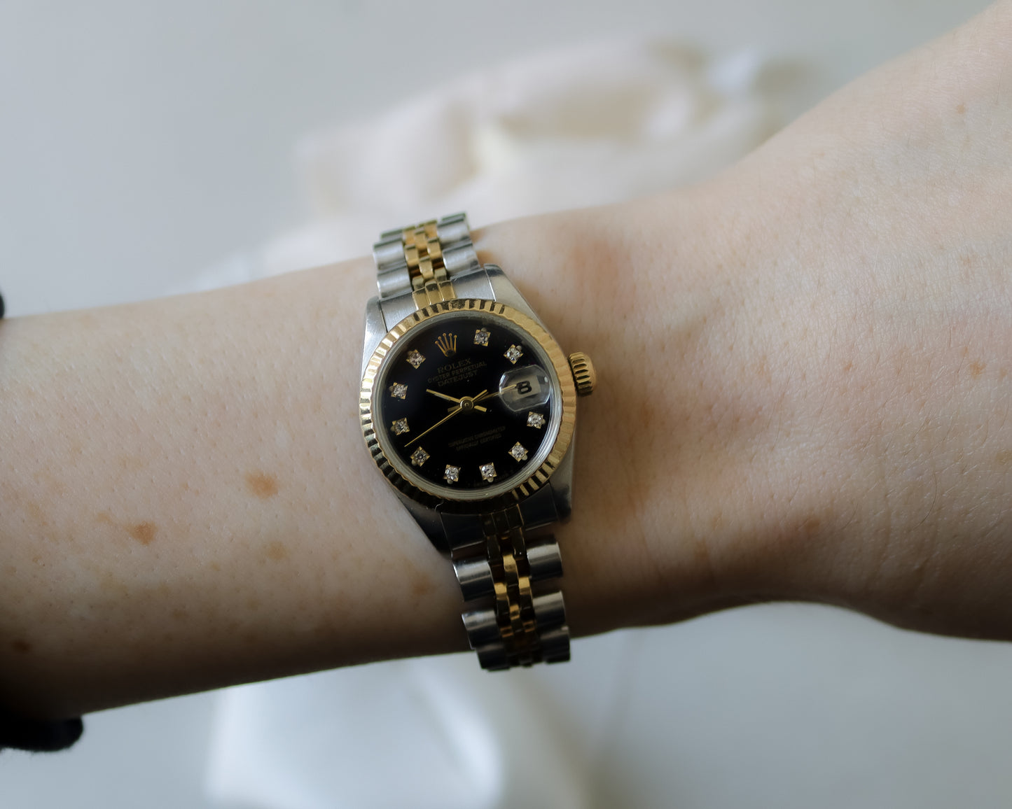 Rolex Lady-Datejust Black Diamond Dial - Full Set - 1986