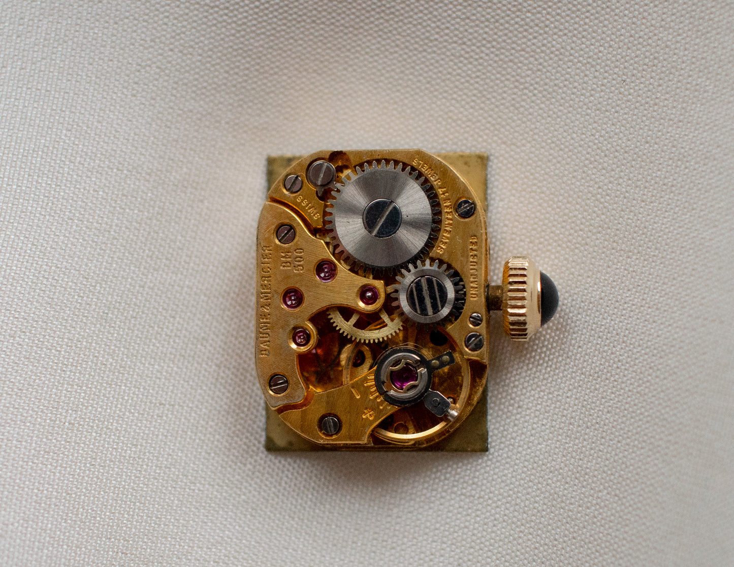 Extremely Rare Baume & Mercier for Tiffany & Co.  Art Deco Ladies 14k Gold Wristwatch - 1938–1943