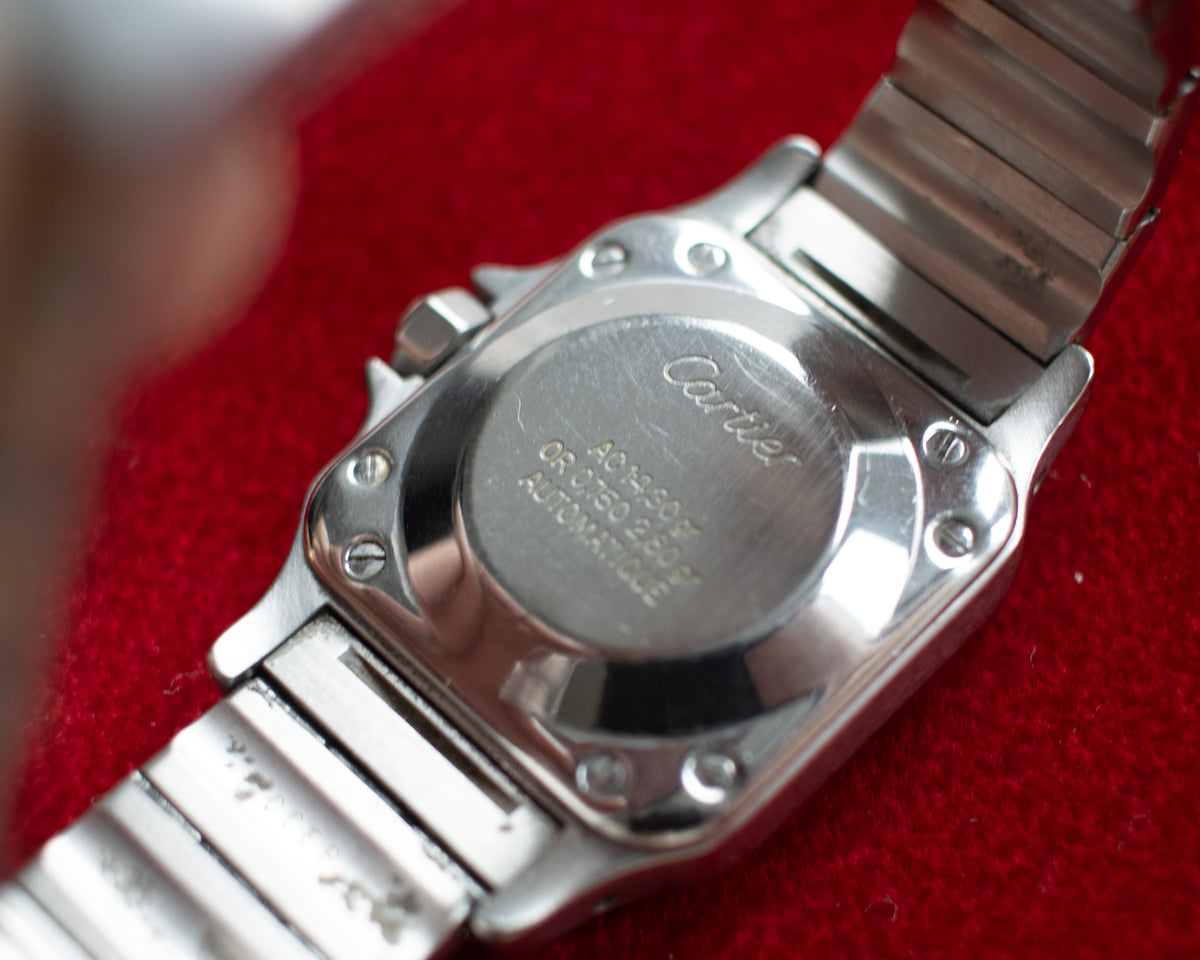 Cartier Santos Carrée Small Two-Tone Automatic Watch | c. late 1980s