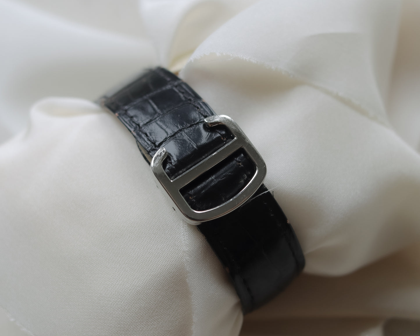 Cartier Tank Solo 3170 Stainless Steel Pink Dial Watch | 2012