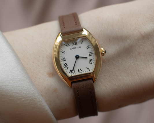 Vintage Cartier Tortue Model 1945 18ct Yellow Gold Watch | 1995 | Box & Papers