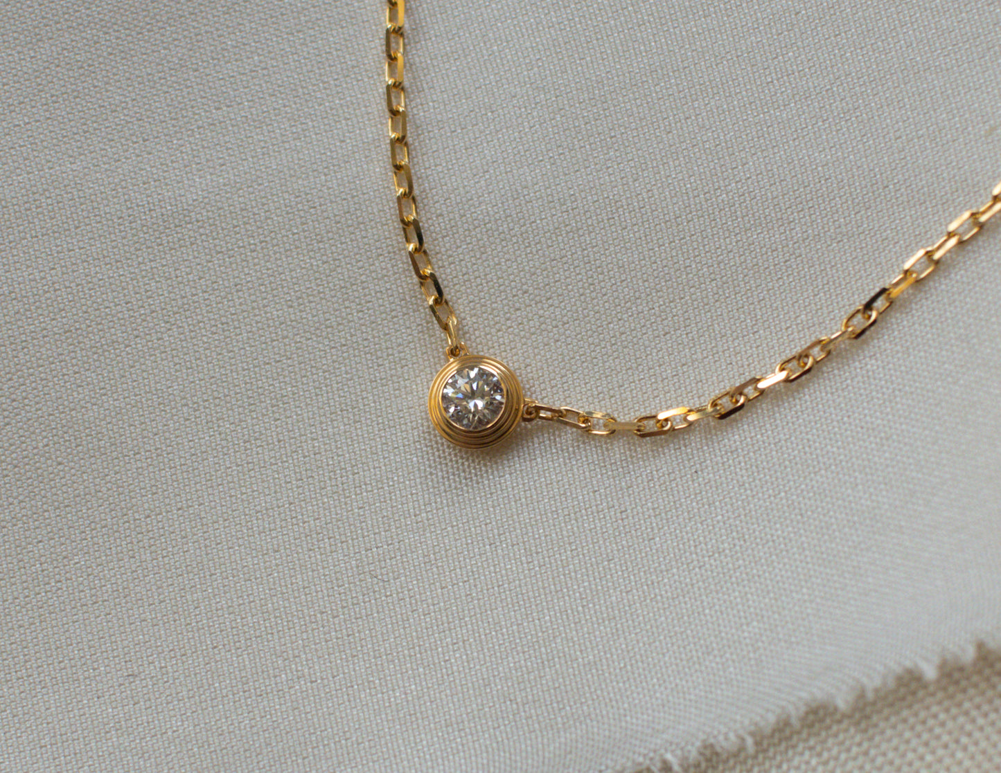 Cartier D’Amour Necklace  18ct Yellow Gold & Diamond