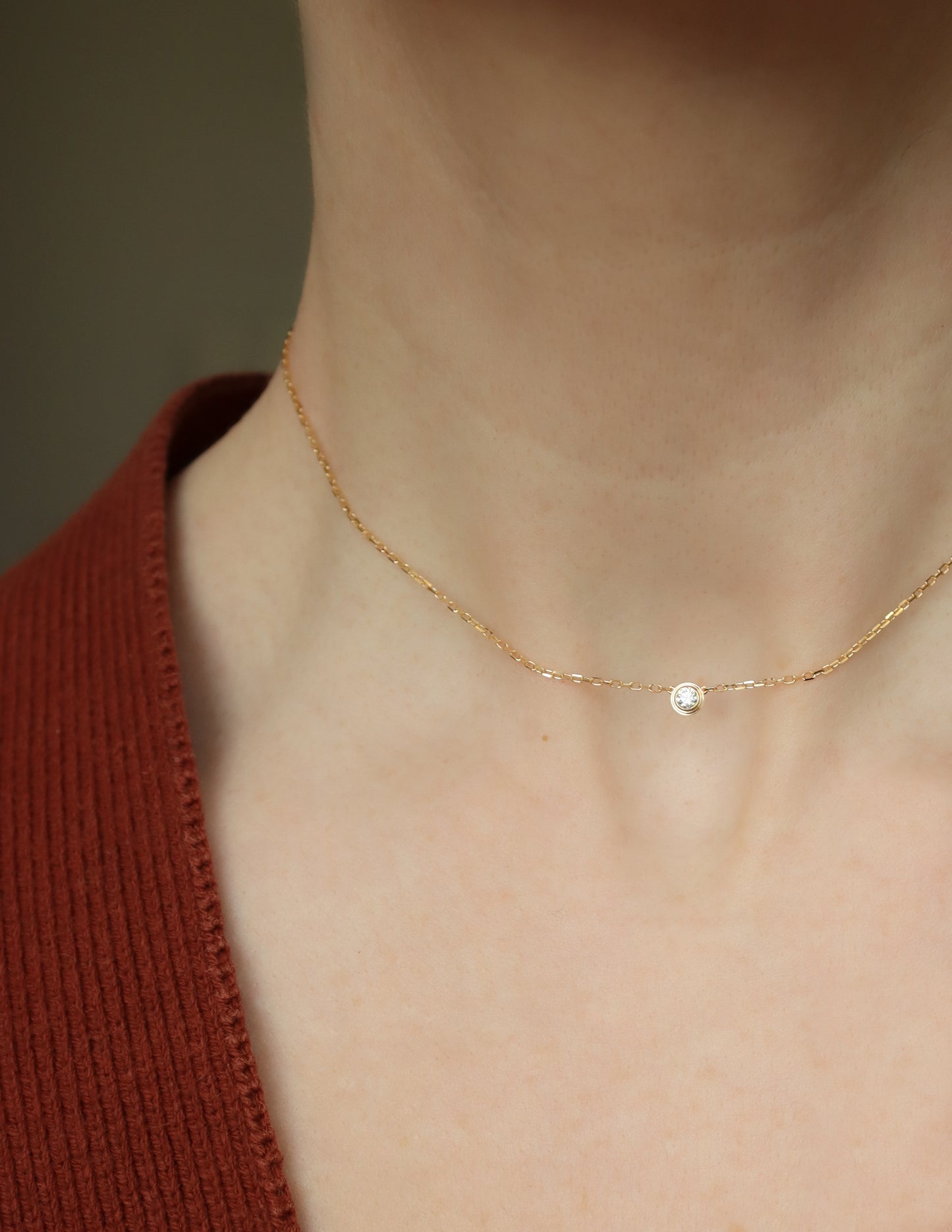 Cartier D’Amour Necklace  18ct Yellow Gold & Diamond