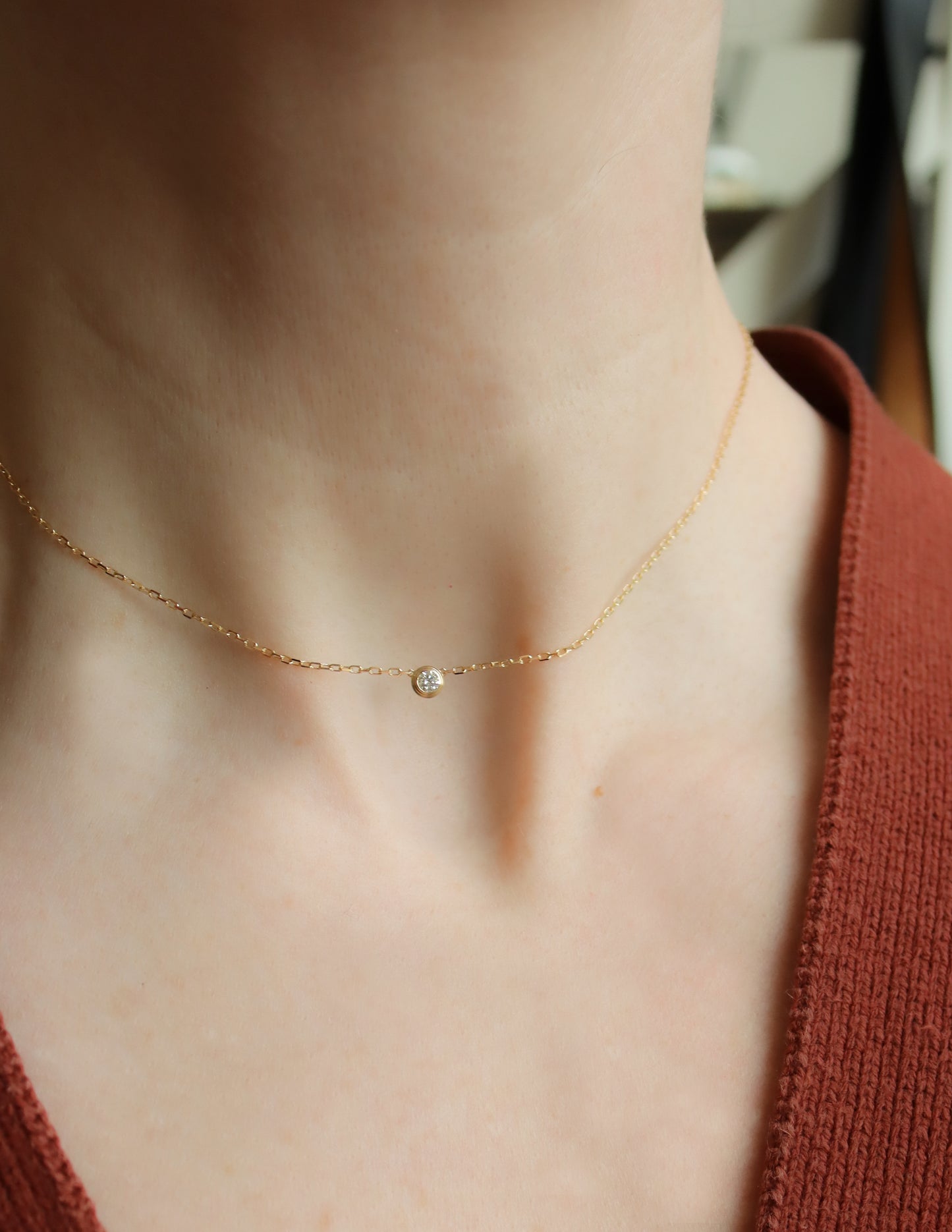 Cartier D’Amour Necklace  18ct Yellow Gold & Diamond