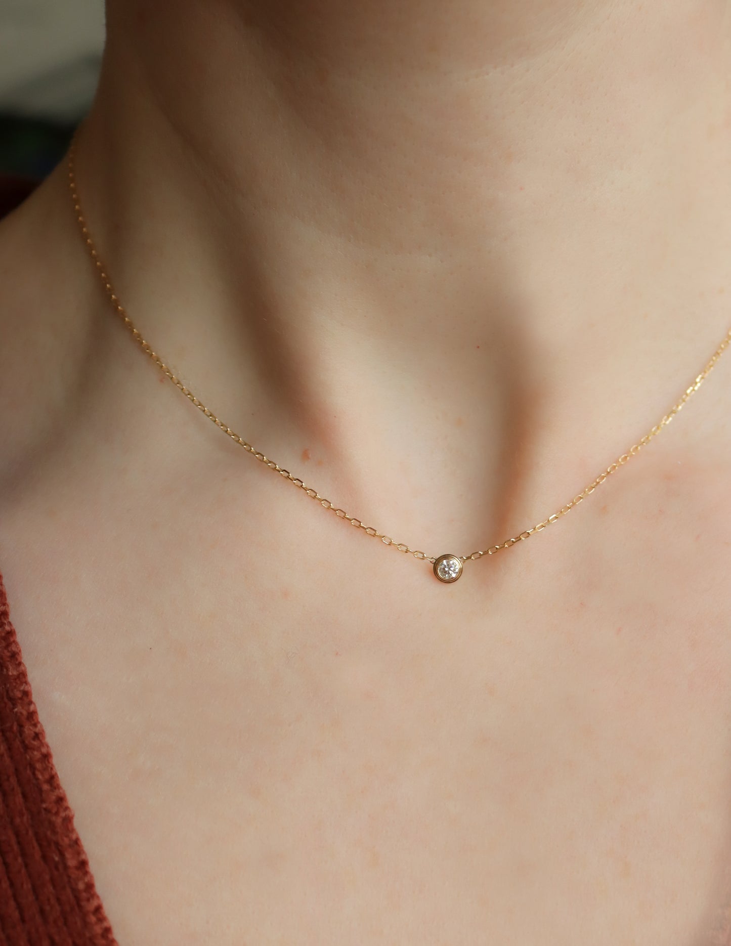 Cartier D’Amour Necklace  18ct Yellow Gold & Diamond