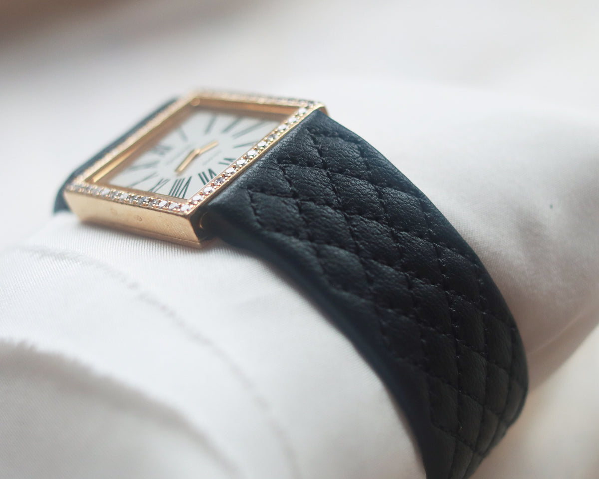 Vintage Chanel Mademoiselle H0880 18ct Gold Diamond Watch | c.1990s