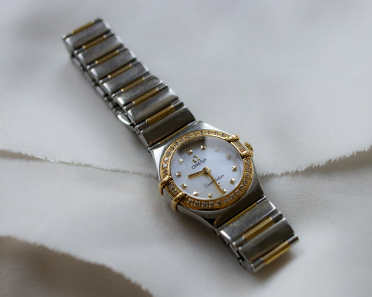 Omega Constellation My Choice Ladies’ Bimetal Diamond Watch – c.2009