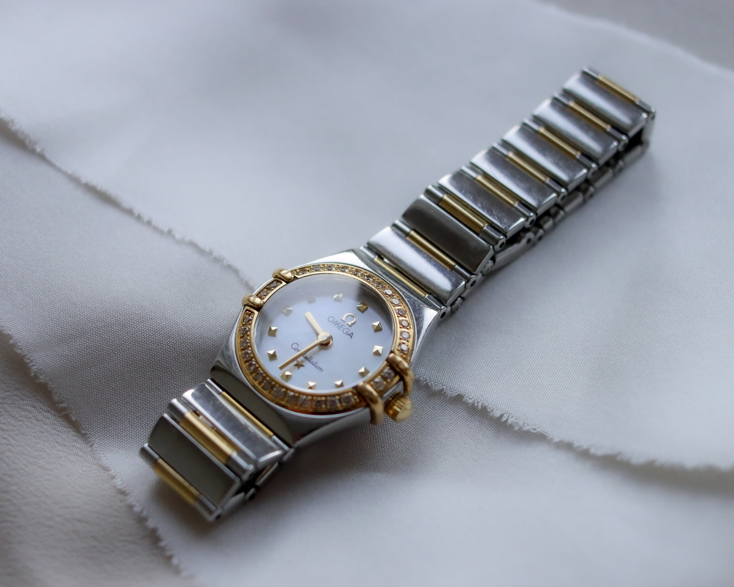 Omega Constellation My Choice Ladies’ Bimetal Diamond Watch – c.2009