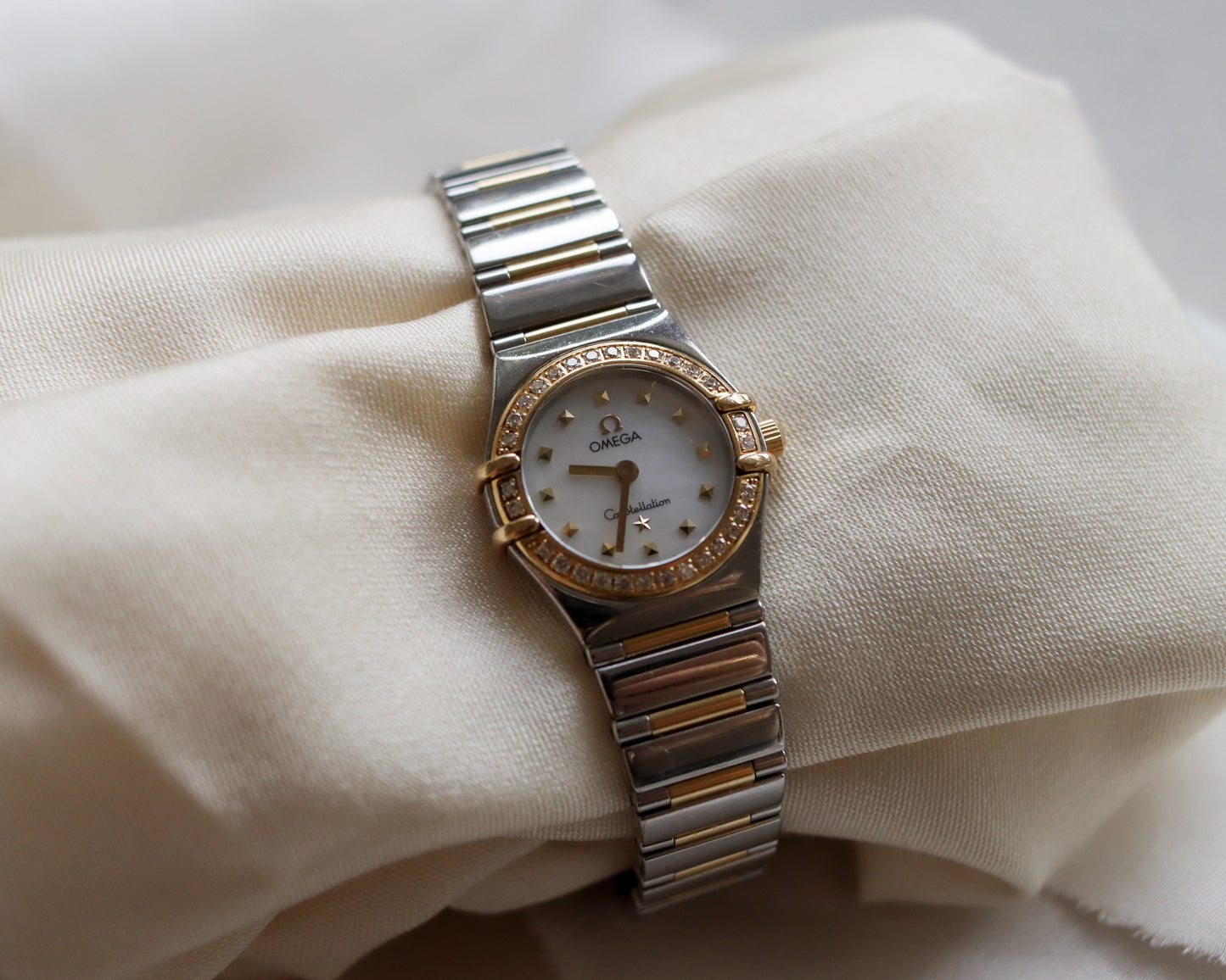 Omega Constellation My Choice Ladies’ Bimetal Diamond Watch – c.2009