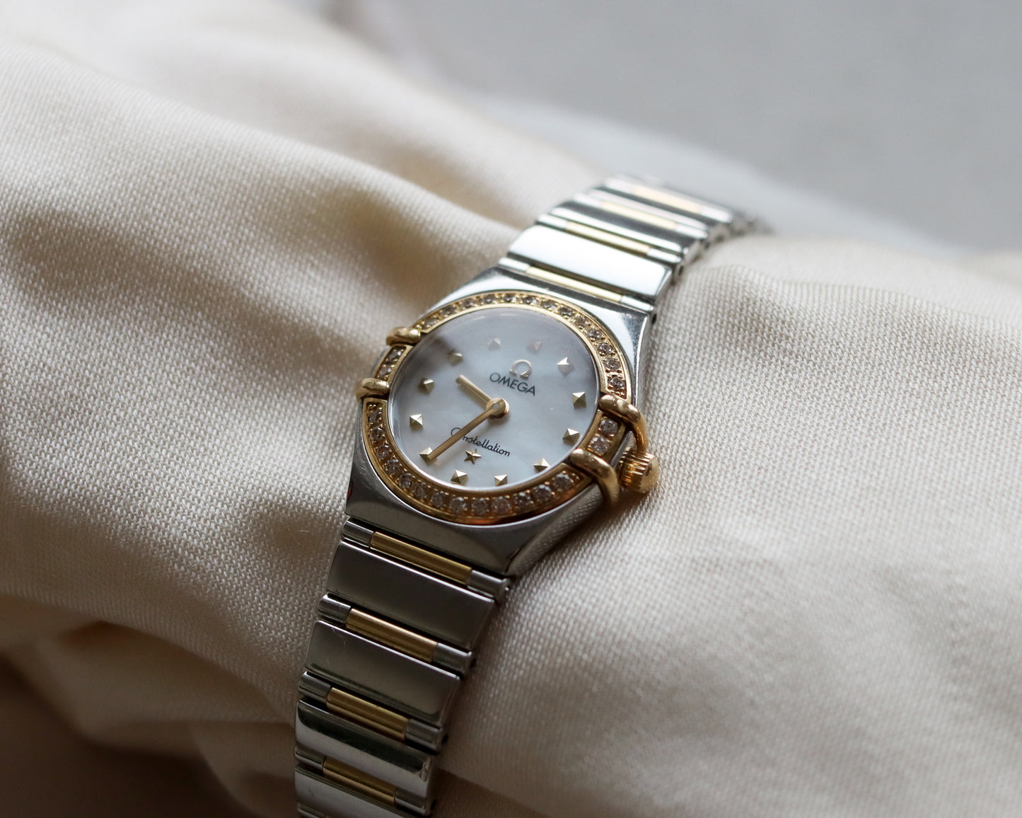 Omega Constellation My Choice Ladies’ Bimetal Diamond Watch – c.2009