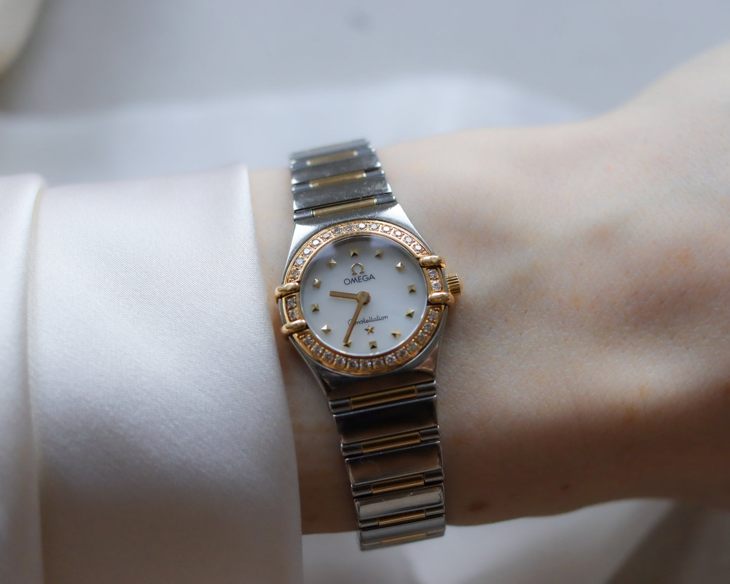 Omega Constellation My Choice Ladies’ Bimetal Diamond Watch – c.2009