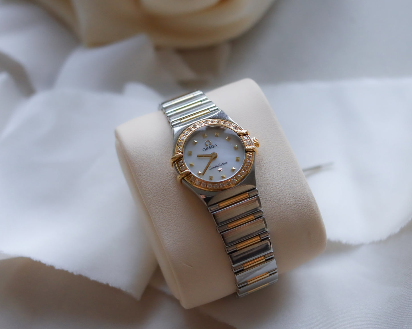 Omega Constellation My Choice Ladies’ Bimetal Diamond Watch – c.2009